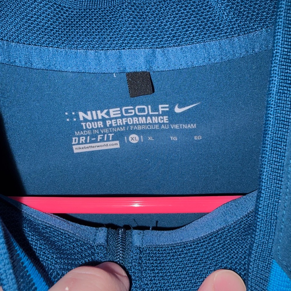 Nike Blue Zip Up Sweater